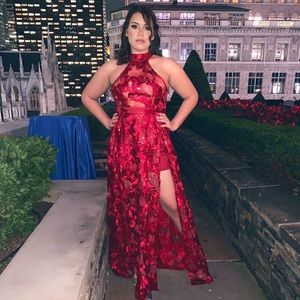 Special Moments Gown - Burgundy